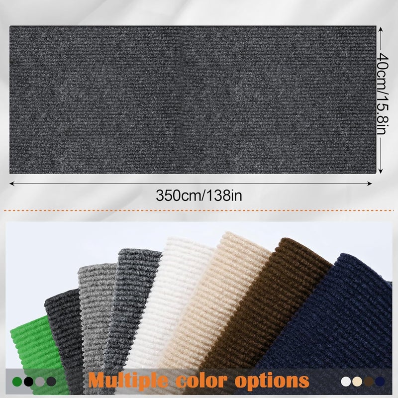Inchoco Cat Scratch Furniture Protector - 138" x 15.8" Trimmable Self-Adhesive Cats Claws Scratch Pads, DIY Cat Climbing Couch Protector for Scratch Post Cat Tree Replacement Indoor (Dark Gray) - Image 2